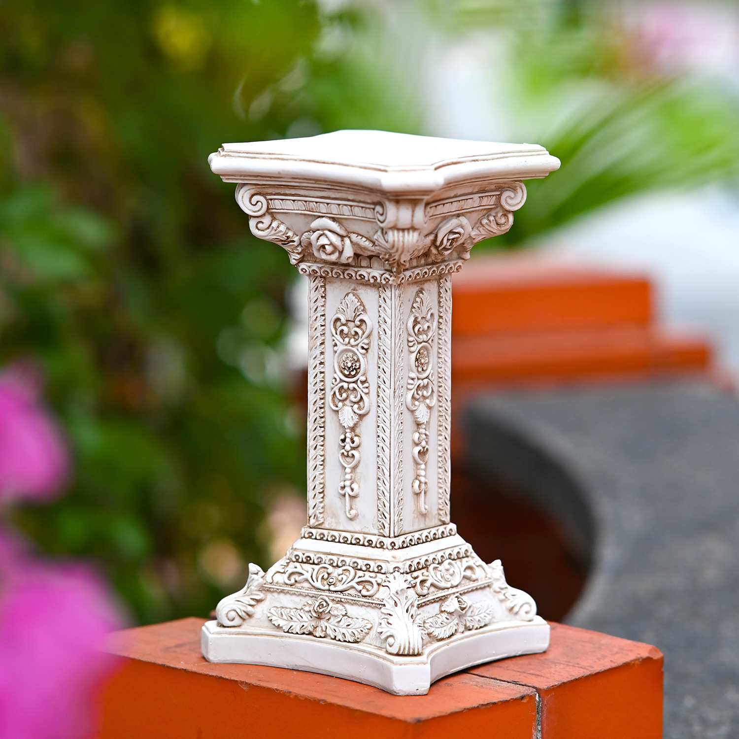 O1CN01lt5w3f20XTjxjATkm_2212884006859-0-cib.jpg Retro European Roman Column Decorative Ornaments Customizable Photography Props Sculptures Garden Decor Resin Crafts - Image 1