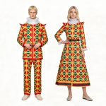 Medieval Jester Adult Stage Performance Costume for Role-playing and Halloween Elegant Ball Gown Outfit
