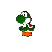 Green Dinosaur Custom Metal Medal Badge Cute Cartoon Creative Game Character Bomber Man Embroidery Pin