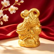 Gold Lifelong Happiness Ornament Custom Metal Medal Badge for New Home Opening Gift Perfect for Desktop and Entrance Decoration - Image 2