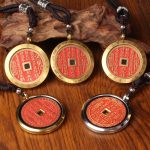 Custom Metal Medal Badge Yellow Bronze Ancient Daoist Coin Chinese Style Jewelry Pendant Golden Gau Box 32