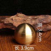 Bronze Finger Top Ball Desktop Toy Round Stress Relief Spinning Top Metal Craft Wholesale Customizable Custom Metal Medal Badge - Image 4