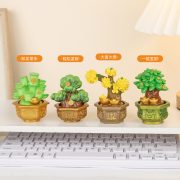 Fubun Rotating Bonsai Resin Craft Customizable Decorative Ornaments Creative Home Desktop Decorations Small Sculptures - Image 2
