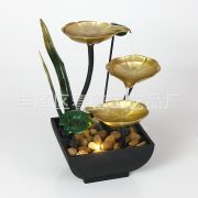 Home Decor Office TV Shopping Iron Art Flowing Water Fountain Ornament Cross-Border Feng Shui Decoration Item - Image 4