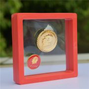 Gold Toothed Chest Badge Custom Metal Medal Badge Chairman Mao Zedong Commemorative Emblem Collectible Award Transparent Red Box - Image 2