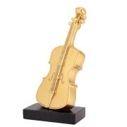 Retro Creative Luxury Resin Violin Desktop Decoration Customizable Ornament Home Decor Artistic Craft Musical Instrument - Image 6