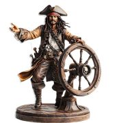 Retro Pirate Captain 2D Acrylic Decorative Ornaments Customizable Home Office Coffee Shop Bedroom Tabletop Decor - Image 5