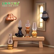 Creative Retro Glowing Miniature Resin Ornaments Customizable Decorative Dollhouse Landscape DIY Accessories Night Light Lamp - Image 3