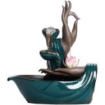 Buddha Hand Flowing Water Fountain Ceramic Zen Home Indoor Humidifier Decorative Gift for Moving Business Opening Wealth Attraction