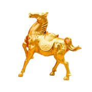 Creative Metal Horse Figurine Zodiac Decoration Wealth Attracting Office Living Room Desktop Ornament Customized Gift - Image 5