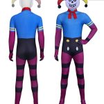 Adult Poppy Playtime5 Jester Onesie Halloween Costume New Cross-Border Version Stage Performance Suit for Adults