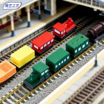 Customizable Cartoon Creative Retro Miniature Train Resin Craft DIY Desktop Decorative Ornaments Artistic Home Decor Accessories