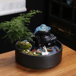 Creative Flowing Water Fountain Ornament for Office Desktop Decorative Item for Business Opening Gifts and Wealth Attraction