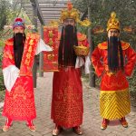 Adult Stage Performance Costume God of Fortune Outfit Men Women New Year Celebration Opening Ceremony Performance Apparel