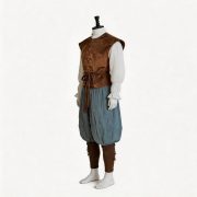 亚马逊中世纪海盗cos服装文艺复兴时期海盗cosplay衬衫套装工厂 - Image 2