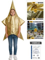 Halloween Star Set Cosplay Performance Costume Bright Leather Adult Stage Show Outfit Popular Parent-Child Style - Image 3
