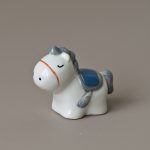 Jingdezhen Ceramic Horse Figurine Hand-Painted Vintage American Style Decorative Ornament Creative Gift for Desktop Decoration