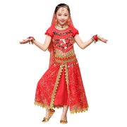 Huayu Children's Indian Stage Performance Costume New Style Belly Dance Ensemble Adult Stage Performance Costume - Image 5