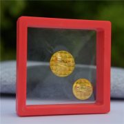 Mao Zedong Portrait Red Memorial Badge Metal Medal 'Serve the People' 3.5cm Transparent Red Box Custom Metal Medal Badge - Image 4