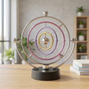 Celestial永动机 Physical Model with Rotating Orbits Electromagnetic perpetual Motion Instrument Newton Pendulum Office Gifts - Image 2