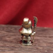 Pure Brass Q Version Guan Gong Cartoon Figurine Retro Desktop Tea Pet Handmade Metal Craft Decoration - Image 4