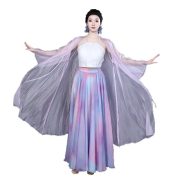 Classical Dance Skirt Adult Stage Performance Costume Lyocell Material Double-Sided Wear For Modern And Square Dances - Image 5