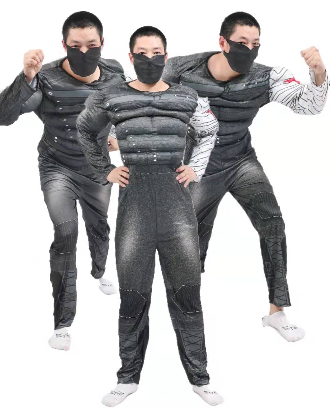 O1CN01npfCjl2GtUEde8Rat_3870279073-0-cib.jpg Adult Halloween Costume Stage Performance Outfit Avengers Winter Soldier Captain America Winter Soldier - Image 1