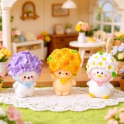 Cute Flower Bouquet Animal Resin Accessories Cartoon Flower Head Cover Pig Blind Bag Car Trendy Toys Resin Figurines - Image 2