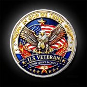 250th Anniversary Commemorative Coin from USA Peace Challenge Custom Metal Medal Badge in Color Printed on Metal Gift - Image 3