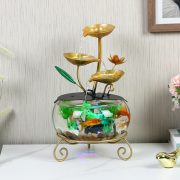 Live Stream Continuous Flowing Water Fountain Iron Art Desktop Decoration Fish Tank Source Factory Indoor Home Decor - Image 3