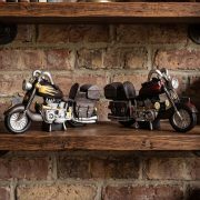 Zakka Retro Nostalgic Motorcycle Home Living Room TV Cabinet Bar Shop Decor Customizable Resin Craft Ornament - Image 4