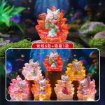 Customizable Creative Desktop Decoration Resin Craftwork Cartoon Home Decor Nine-Tailed Blind Box Dreamy Style Manufacturer Wholesale