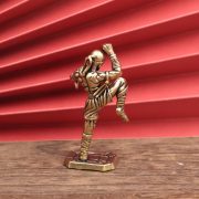 Bronze Blind Monk Lee Qing Vintage League Of Legends High Punch Creative Desktop Decorative Crafts Figurine Custom Metal Medal Badge - Image 4
