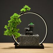 Living Room Entrance Moving New Home Gift Lucky Opening Gift Feng Shui Stone Aquatic Wealth Circular Water Ornament Decoration - Image 3