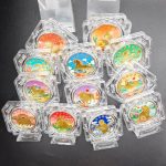Colorful Zodiac Commemorative Coin Rotating Stand Custom Metal Medal Badge for Insurance Bank Events Small Gifts