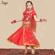 Huayu Children's Indian Stage Performance Costume New Style Belly Dance Ensemble Adult Stage Performance Costume - Image 2