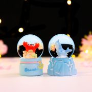 Cartoon Desktop Decoration Crystal Ball Customizable Decorative Ornaments Home Decor Trendy Collectible Figures Resin Crafts - Image 3