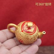 Custom Metal Craftsmanship Bafu Handle Pot Home Office Creative Copperware Artifacts Display Piece Personalized Badge - Image 2