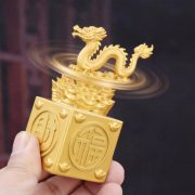 2026 New Custom Metal Medal Badge Gold Plated Business Opening Gift Lucky Wealth Attraction Home Decoration Zodiac Rotating Ornaments - Image 4