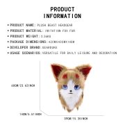 Custom Cat Furry Head Base Plush Mascot Costume Anime Style Cute Cat Head Cover Tailor-made Animal Suit for Parties - Image 3