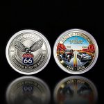 3D Relief Color Printed Metal Coin 100th Anniversary Commemorative Coin Bestseller Cross-Border Sale Custom Metal Medal Badge