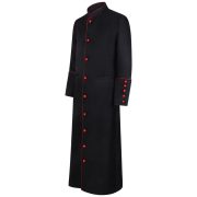 Medieval Priest Cosplay Costume Red Edge Adult Stage Performance Wear Halloween Role-playing Ready Stock - Image 5