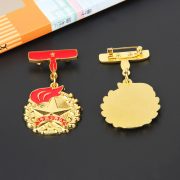 Custom Metal Medal Badge Magnetic Clasp Standard School Emblem Safety Pin Style Strong Magnetism Free Shipping - Image 2