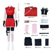 Ninja Cosplay Costume Spring Wild Cherry Full Set Anime Role-playing Wear for Adults Stage Performance Ready Stock - Image 4