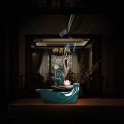 Buddha Hand Flowing Water Fountain Ceramic Zen Home Indoor Humidifier Decorative Gift for Moving Business Opening Wealth Attraction - Image 5
