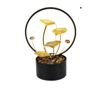 New Simple Flowing Water Fountain Ornament Home Office Desktop Decoration Wealth Attracting Circular Water Flow Decor - Image 5