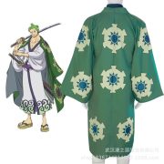 z海贼王和之国索隆十郎cos服浴衣和服日式和风cosplay服装演出服 - Image 3