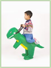 Inflatable Dinosaur Suit for Children Adults Halloween Costume Cartoon Performance Outfit Dinosaur Rider for Stage Show - Image 3