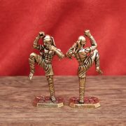 Bronze Blind Monk Lee Qing Vintage League Of Legends High Punch Creative Desktop Decorative Crafts Figurine Custom Metal Medal Badge - Image 2