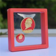 Custom Metal Medal Badge Chairman Mao Head Portrait Enamel Lapel Pin 3.5cm Electroplated Style Home Residence Design - Image 3